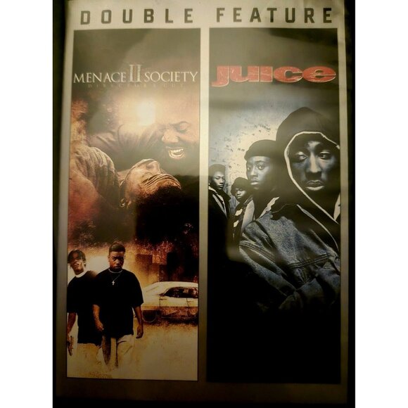 Double Feature DVD Menace II Society Directors Cut & Juice Widescreen Version Dr - Picture 1 of 2
